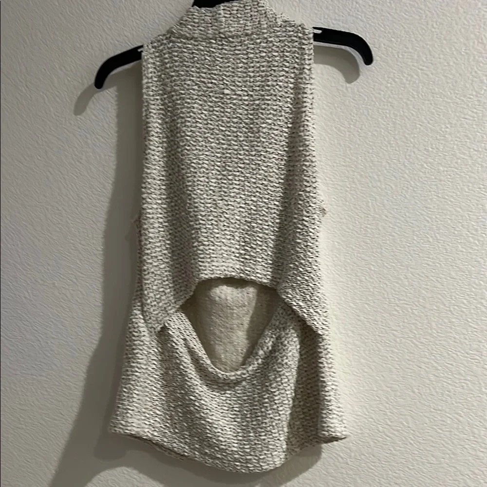 DREW Cream Sleeveless Cowl Neck Top - Picture 2 of 5